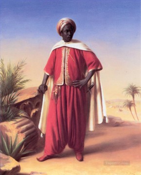 Horace Vernet Painting - Portrait of an Arab Horace Vernet